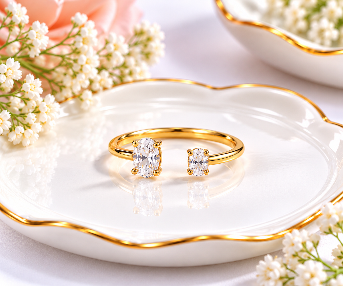 Korean-style Adjustable Anti-tarnish Finger Rings