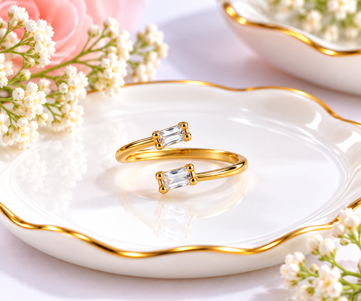 Korean-style Adjustable Anti-tarnish Finger Rings