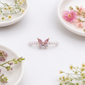 Crystal Butterfly Ring