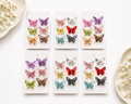 Mini Crystal Butterfly Hair Claw Clips