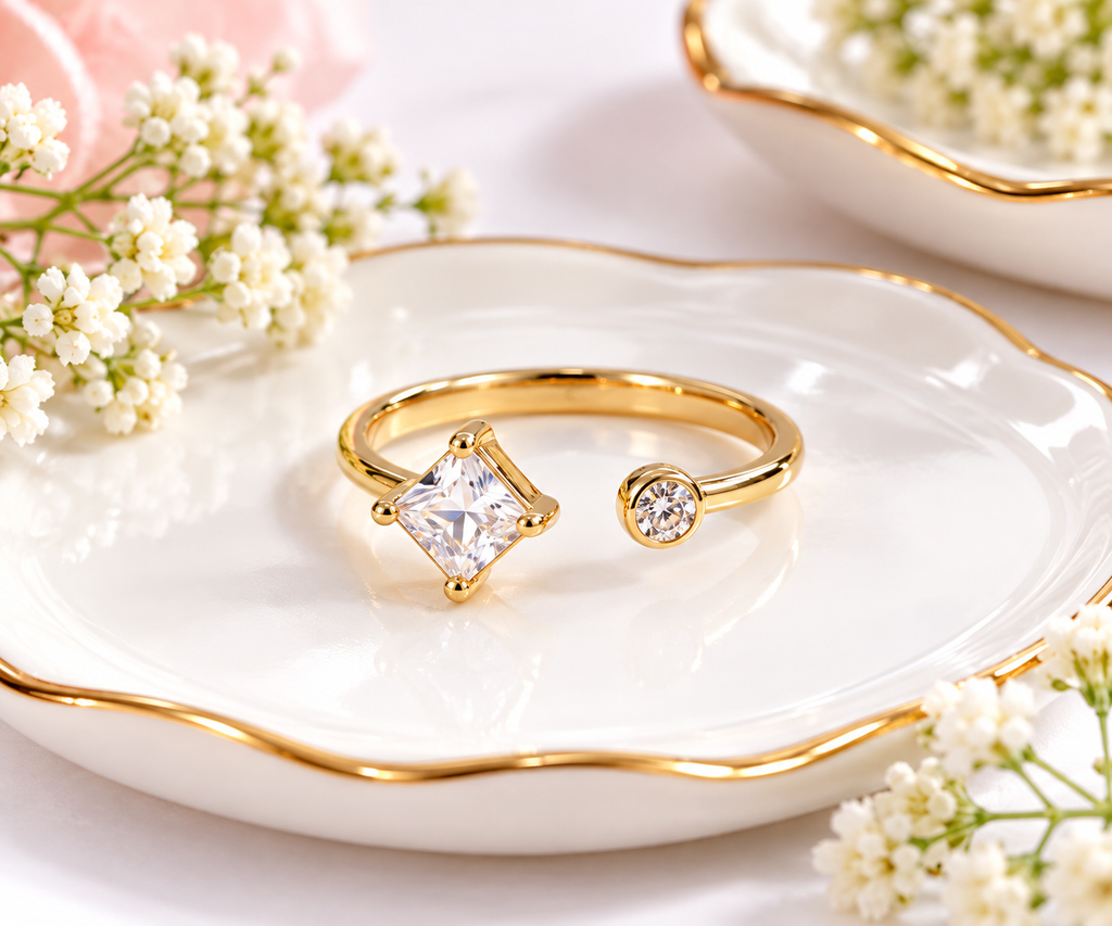Korean-style Adjustable Anti-tarnish Finger Rings