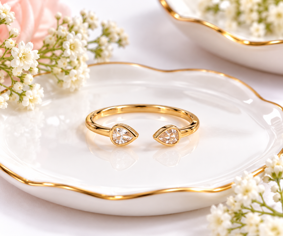 Korean-style Adjustable Anti-tarnish Finger Rings