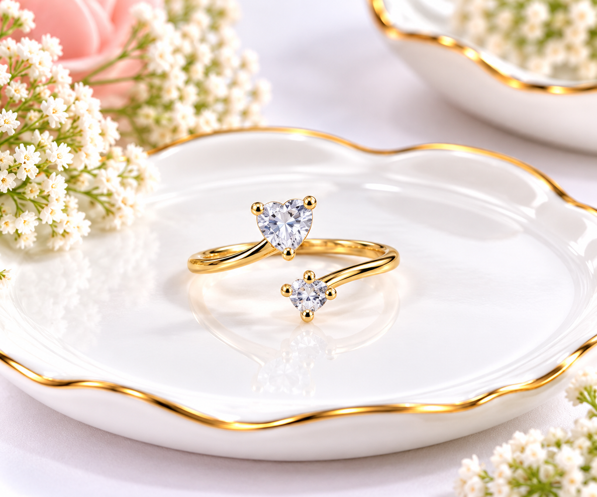 Korean-style Adjustable Anti-tarnish Finger Rings