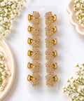 Rhinestone Butterfly Mini Metal Hair Claw Clips