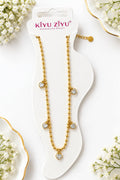 Gold Plated Heart Charm Anklet