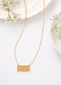 Anti-tarnish 11:11 Bar Necklace