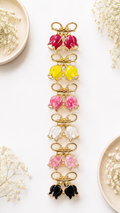 Gold Metal Twin Tulip Clips