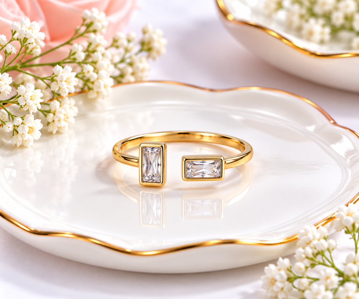 Korean-style Adjustable Anti-tarnish Finger Rings