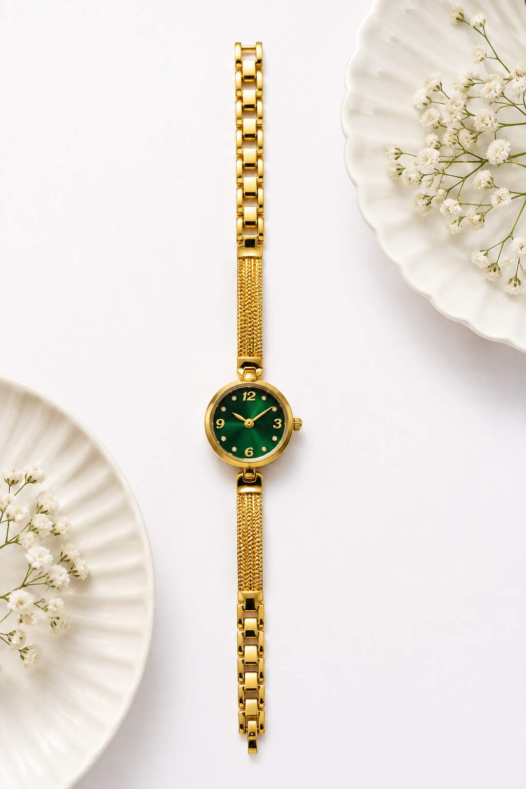 Deep Emerald Green Loose Watch