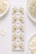 Korean Style Acrylic Petal Flower Earrings