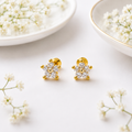 Flower Cluster Ball Back Stud