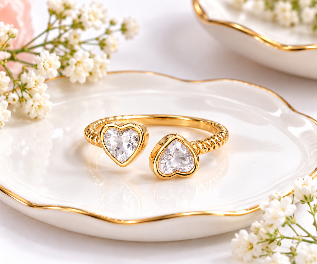 Korean-style Adjustable Anti-tarnish Finger Rings