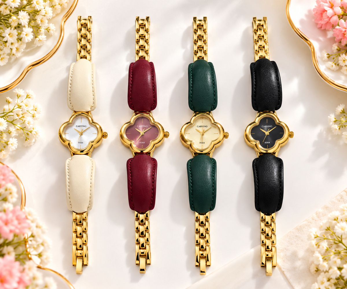 Women's Clover Strap Watch