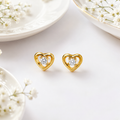 Heart Ball Back Stud