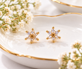Starburst Flower Ball Back Stud